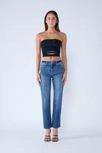 OPEN PACK High Rise Classic Straight Jeans WEP3581 : DARK / US 13