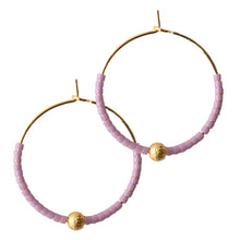 Sprinkles Hoop Earrings Mocha