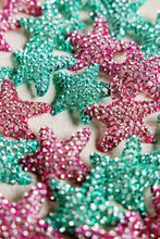 Green Starfish Earrings