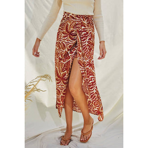 Ibiza Slit Midi Skirt