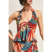 Sun Orange Halter Top