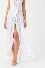 Flynn Maxi Dress: White / One Size