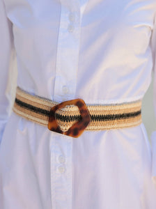 MILANA BELT, NATURAL: L/XL