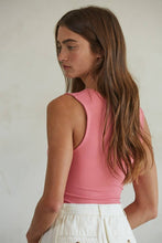 S1187N | Double Layered Seamless Top: White / ML