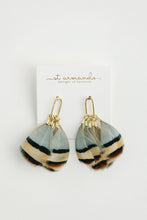 St Armands Feather Statement Tassel Earrings