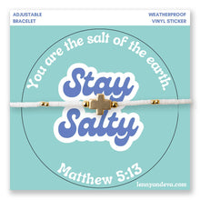 Stay Salty Cross Bracelet + Sticker | Matthew 5:13