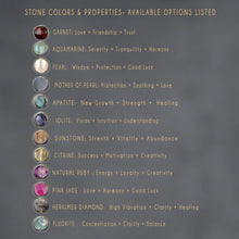 Triple Goddess Brass Cast Hoops w/ Semi Precious Tear Drop: Amethyst