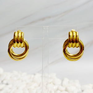 Golden Knocker Earring