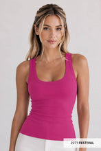 NS8216 - Reversible Ribbed Tank Top: 2249 Forest Night