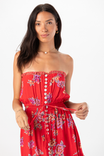 Ryden Mini Dress: Vintage Hawaiian Red / One Size
