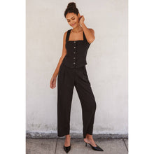 City Vibes Straight Leg Trousers black