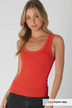 NS8216 - Reversible Ribbed Tank Top: 2270 Raisin