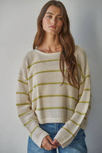 Cream Moss Knit Sweater