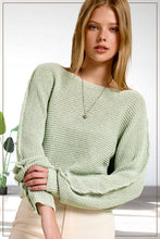Boat Neck Off Shoulder Frosty Mint