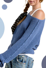 JDS3608-Boat Neck Off Shoulder Dolman Sleeve Sweater Fall: Cinnamon / L