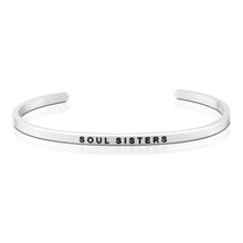 Soul Sisters - inspirational mantraband® cuff bracelet: Yellow Gold / Original