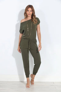 Off the Shoulder Jumpsuit