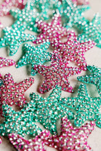 Green Starfish Earrings
