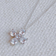 Radiant Sparkle Mini Cross Pendant Necklace