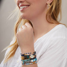 LOVE Empower Bracelet Silver/Rose Quartz/Labradorite
