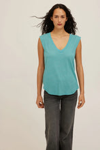 Rue V-Neck Tank Island Teal