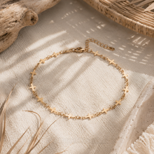Tarnish Resistant Gold Cross Chain Anklet