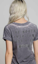 The Rolling Stones Burn Out Tee: Steel Grey