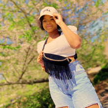 Fringed Or Not Sling Bag: Alpaca