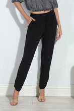 Black Stretch Joggers