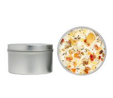 Sweet Scented Candles, Handmade Soy Candle, Crystal Candle: Happy Birthday / 8oz Round Tin