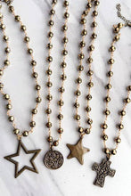 Talus Bronze Necklaces: Bronze Star