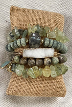 Elyse Bracelet Set Laboradite/Green