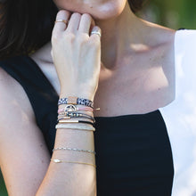 "Wild" Animal Print with Pink Accent Hair Tie Bracelets: Small