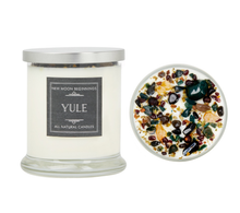 Christmas and Holiday Candles, Soy Candle, Crystal Candles: Cinnamon Vanilla / 12oz Glass Jar