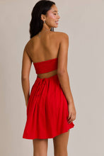 Red Babydoll Mini Dress