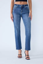 OPEN PACK High Rise Classic Straight Jeans WEP3581 : DARK / US 13