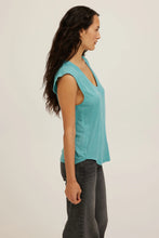 Rue V-Neck Tank Island Teal