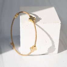 Faithful Cross Bangle-Mocha, Cross Bracelet | Christian