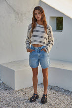 Knit Double Stripe Long Sleeve