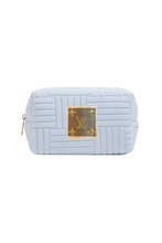 Upcycled Terry Cloth Travel Pouch: Blush