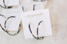 St Armand’s  Blonde Tortoise Hoop Earrings