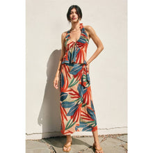 Sun Orange Halter Top