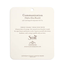 Chakra Glow Bracelet - Communication/Throat/Gold