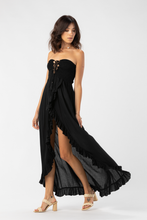 Flynn Maxi Dress: Black / One Size