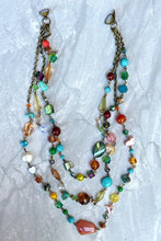 Willow Necklace-Turquoise/Caramel