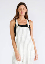 Striped Overall: Natural/Black