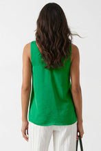 Classic V-neck Tank Top With Strap Accent - SS: Papyrus / 3s-2m-1l