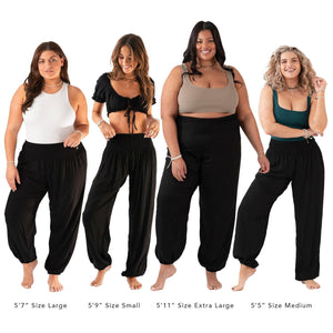 Black Harem Pant