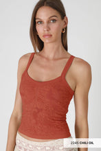 NS8318 - Lace V Neck Top: 2245 Chili Oil
