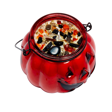 Jack o Lantern Candle 14oz Pumpkin Jar